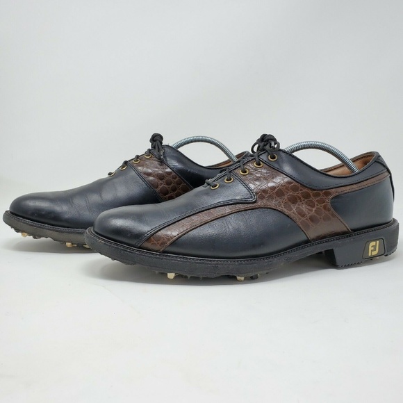 FootJoy FJ ICON 52209 Black Golf Shoes - Picture 2 of 8